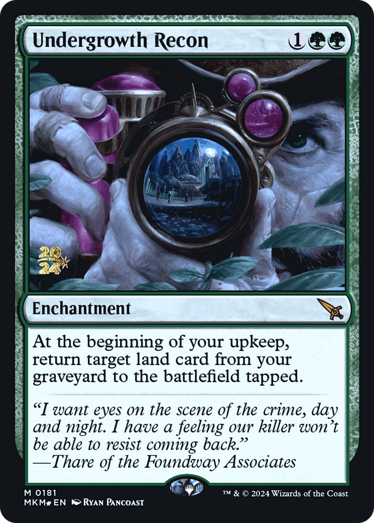 Undergrowth Recon [Murders at Karlov Manor Prerelease Promos] | Empire Gaming NC