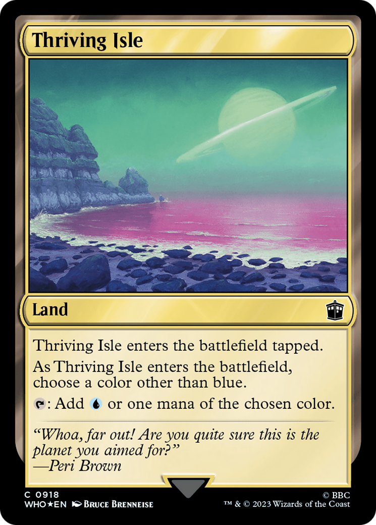 Thriving Isle (Surge Foil) [Doctor Who] | Empire Gaming NC