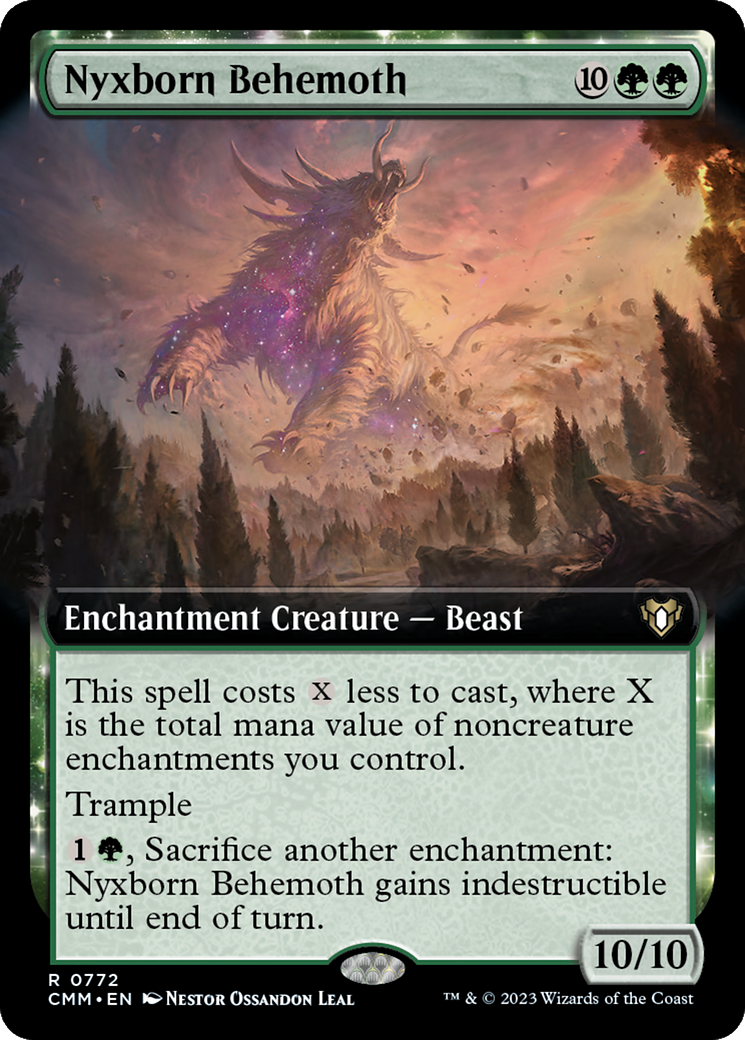 Nyxborn Behemoth (Extended Art) [Commander Masters] | Empire Gaming NC