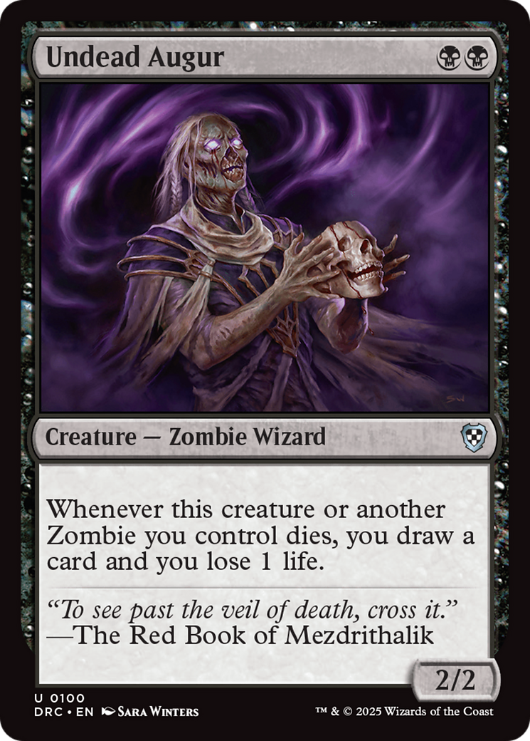 Undead Augur [Aetherdrift Commander] | Empire Gaming NC