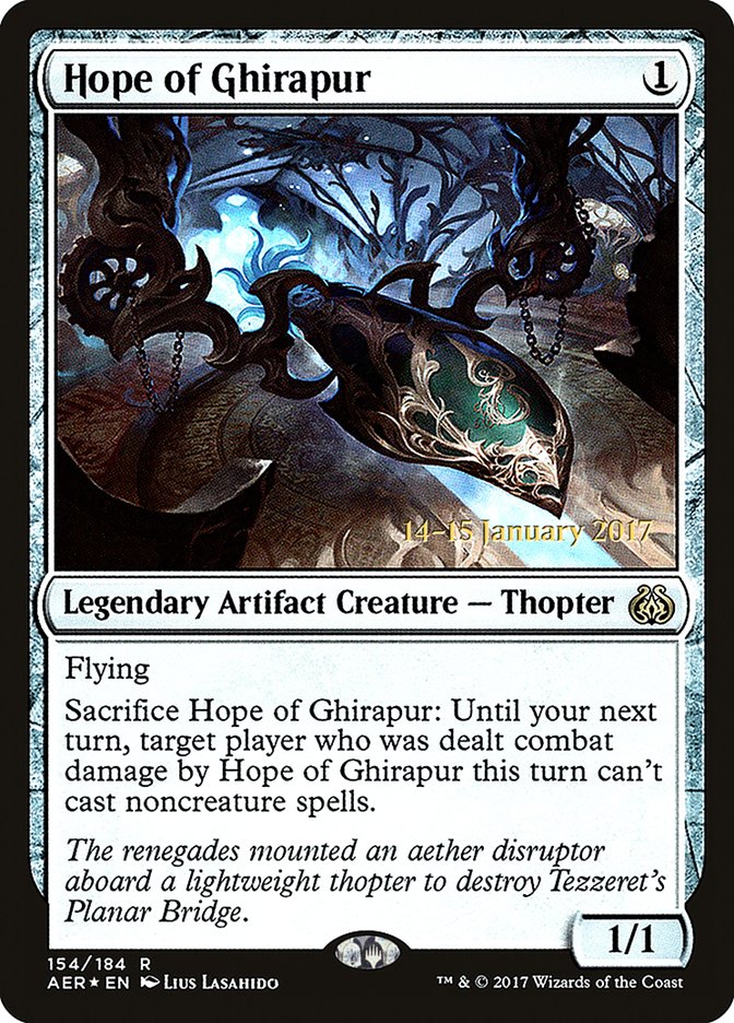 Hope of Ghirapur [Aether Revolt Prerelease Promos] | Empire Gaming NC