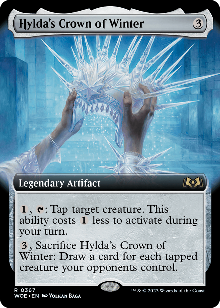 Hylda's Crown of Winter (Extended Art) [Wilds of Eldraine] | Empire Gaming NC