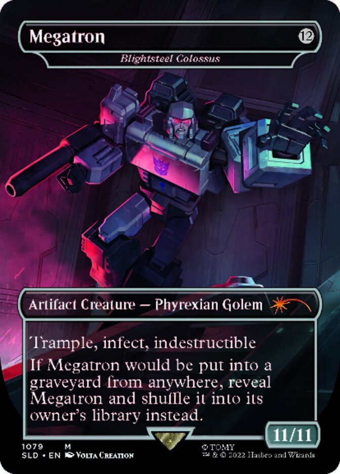 Blightsteel Colossus - Megatron (Borderless) [Secret Lair Drop Series] | Empire Gaming NC