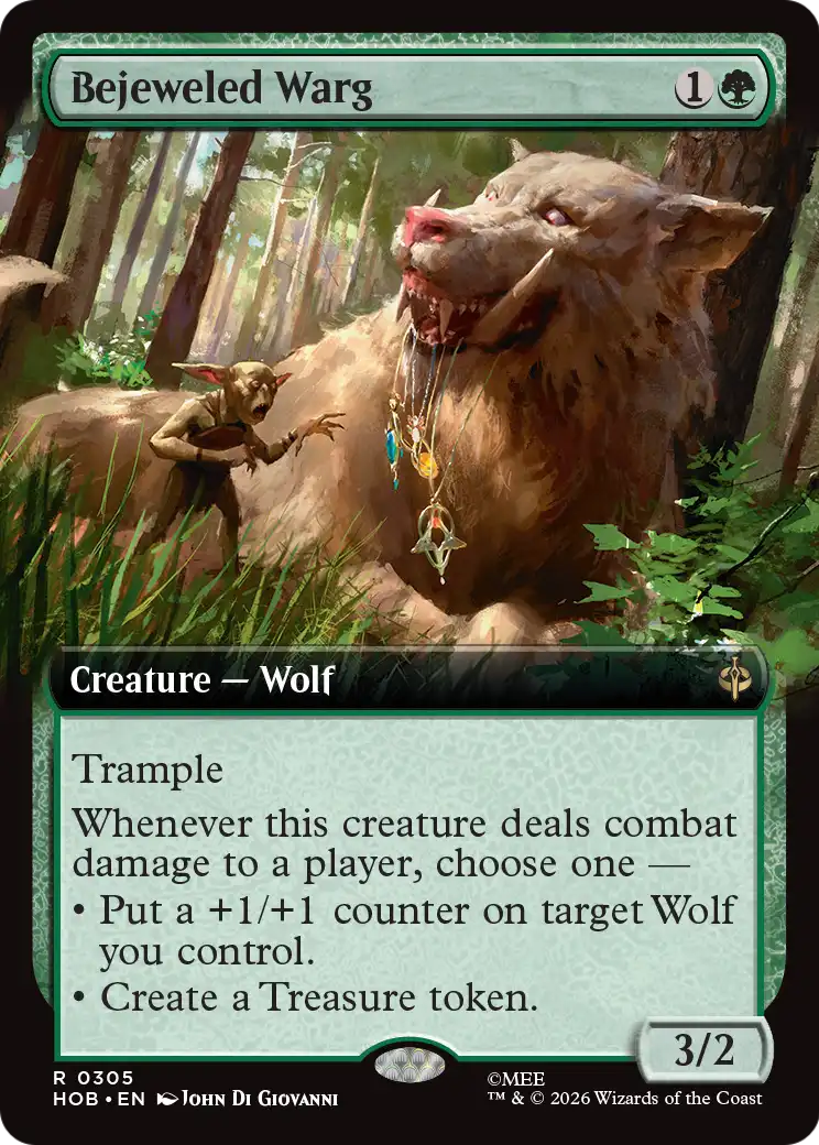 Bejeweled Warg (Extended Art) [The Hobbit] | Empire Gaming NC
