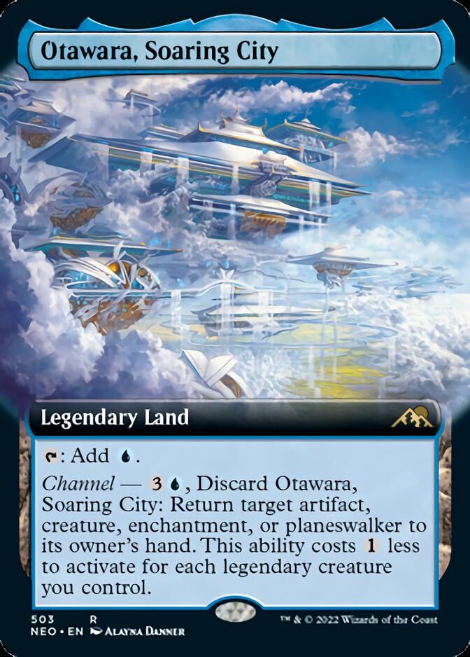 Otawara, Soaring City (Extended Art) [Kamigawa: Neon Dynasty] | Empire Gaming NC