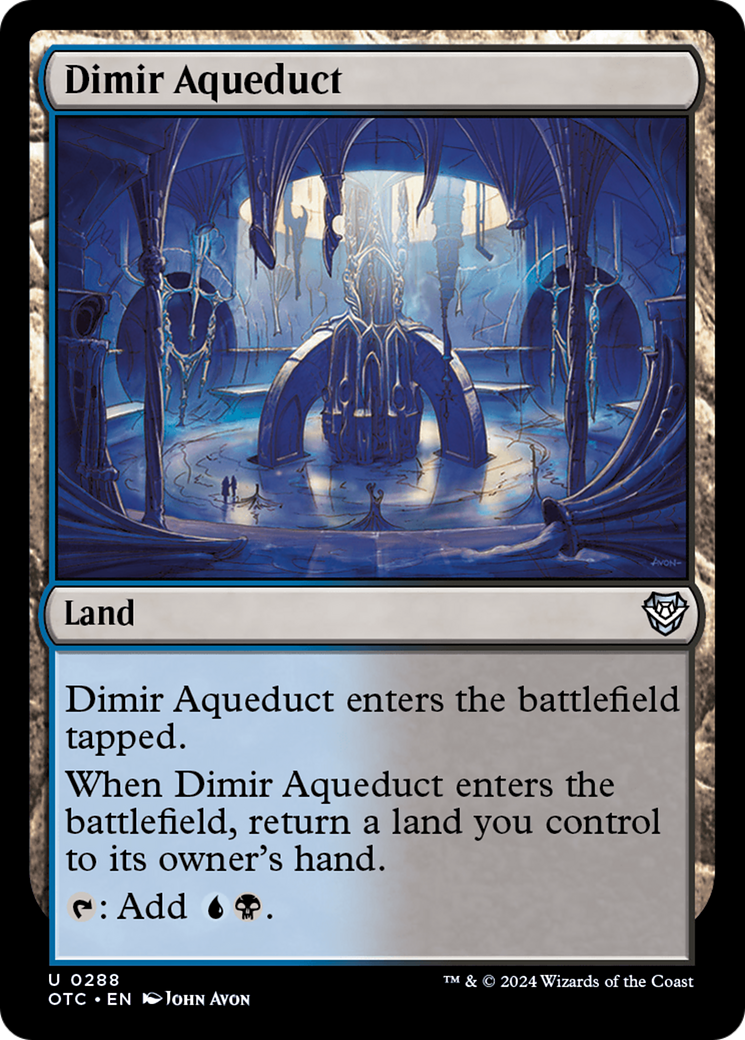 Dimir Aqueduct [Outlaws of Thunder Junction Commander] | Empire Gaming NC