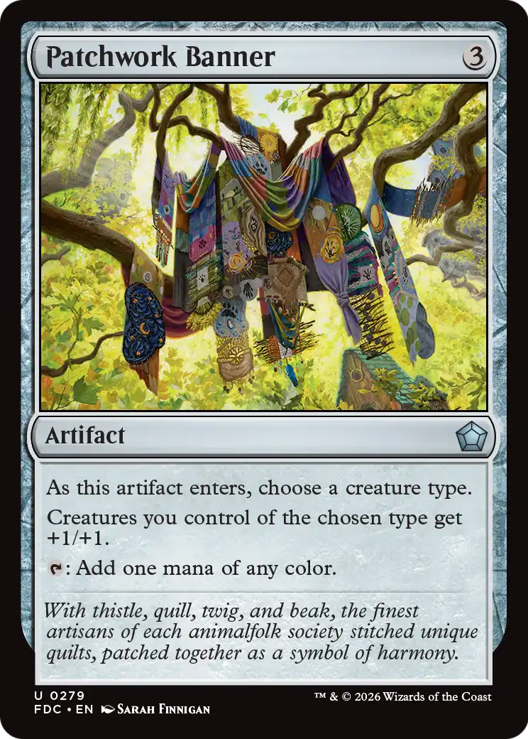 Patchwork Banner [Foundations Commander] | Empire Gaming NC