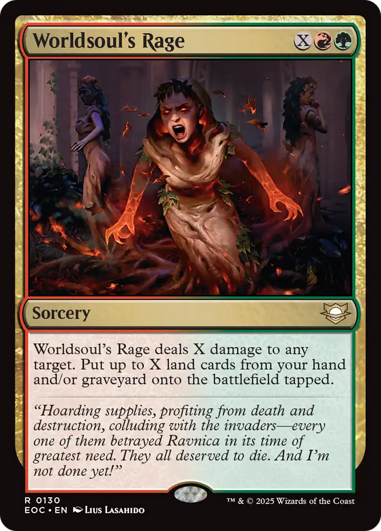 Worldsoul's Rage [Edge of Eternities Commander] | Empire Gaming NC
