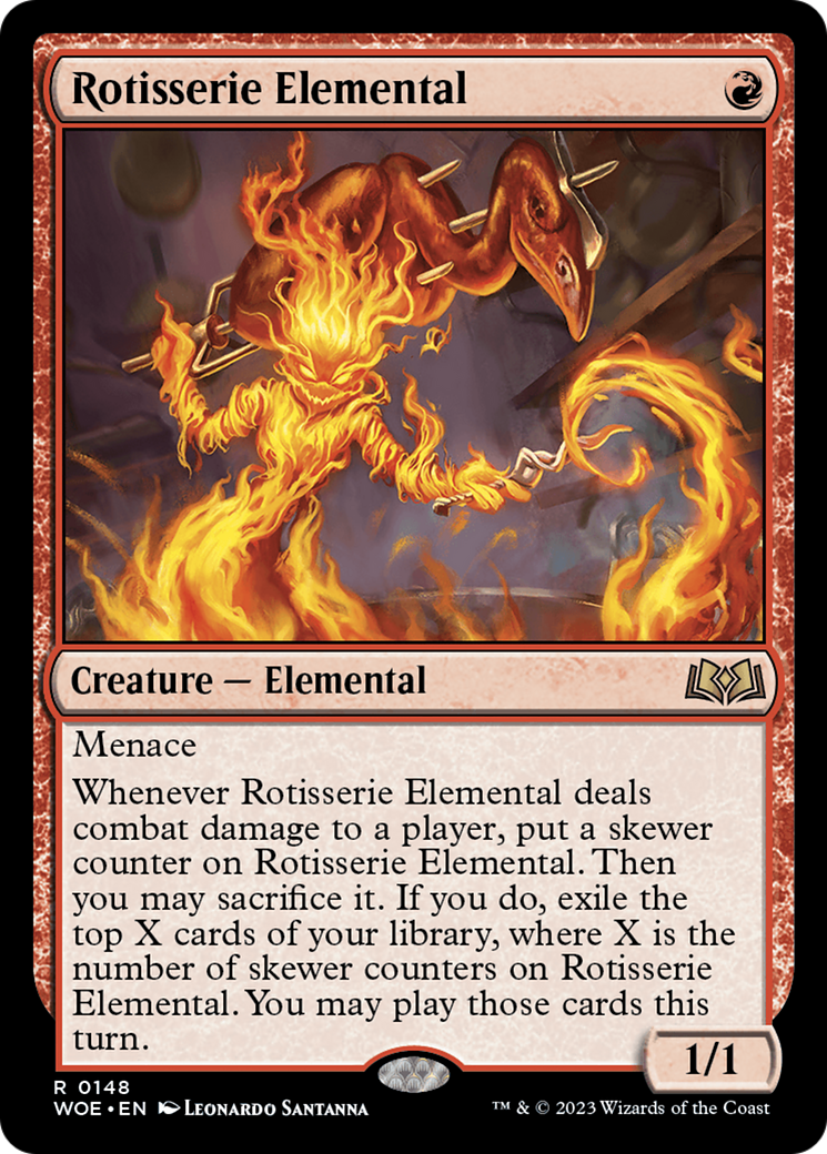 Rotisserie Elemental [Wilds of Eldraine] | Empire Gaming NC