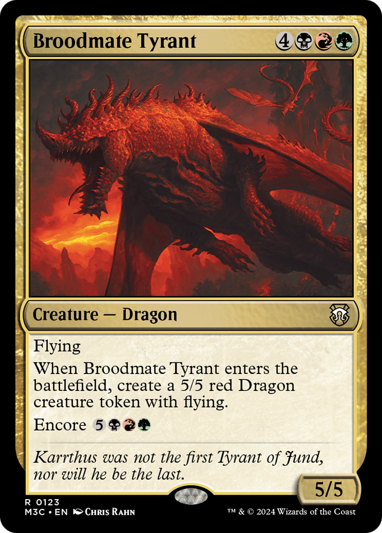 Broodmate Tyrant [Modern Horizons 3 Commander] | Empire Gaming NC