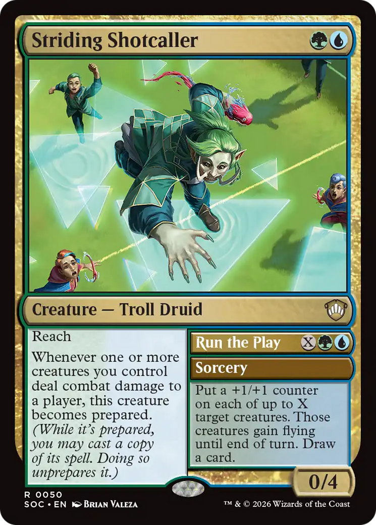 Striding Shotcaller [Secrets of Strixhaven Commander] | Empire Gaming NC