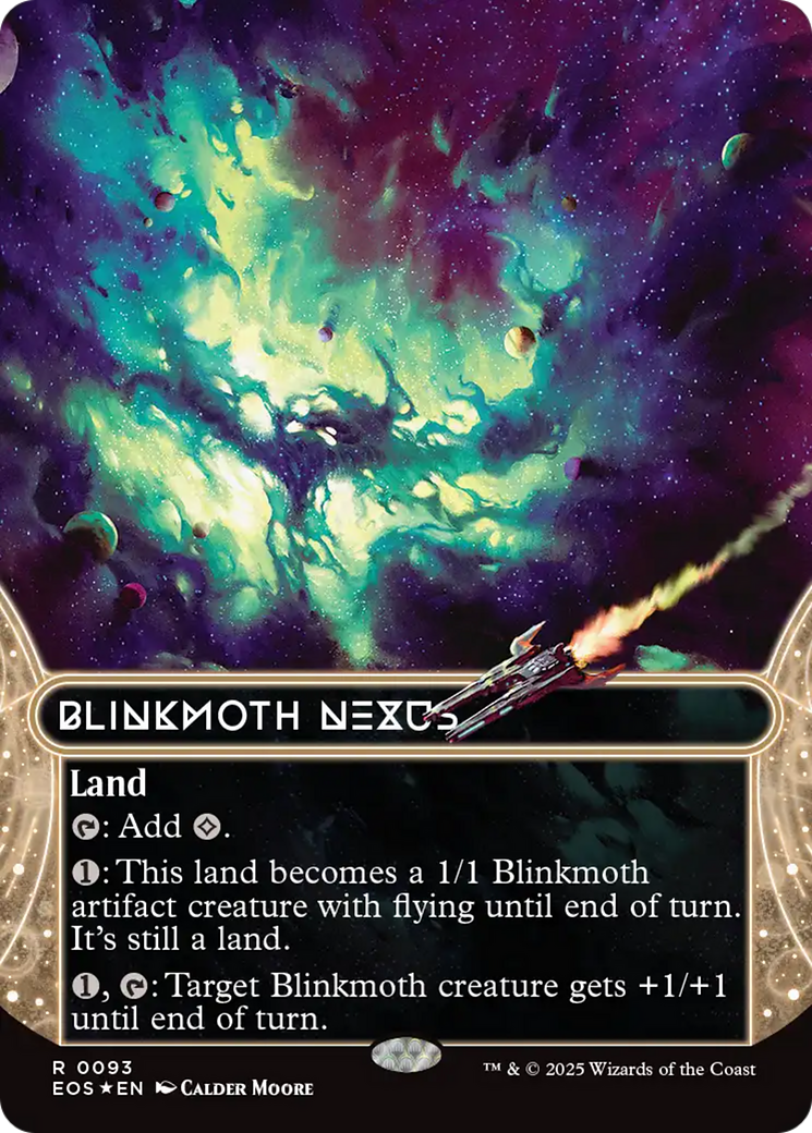 Blinkmoth Nexus (0093) (Borderless) (Galaxy Foil) [Edge of Eternities: Stellar Sights] | Empire Gaming NC