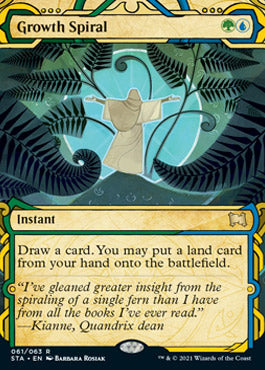 Growth Spiral (Foil Etched) [Strixhaven: Mystical Archive] | Empire Gaming NC