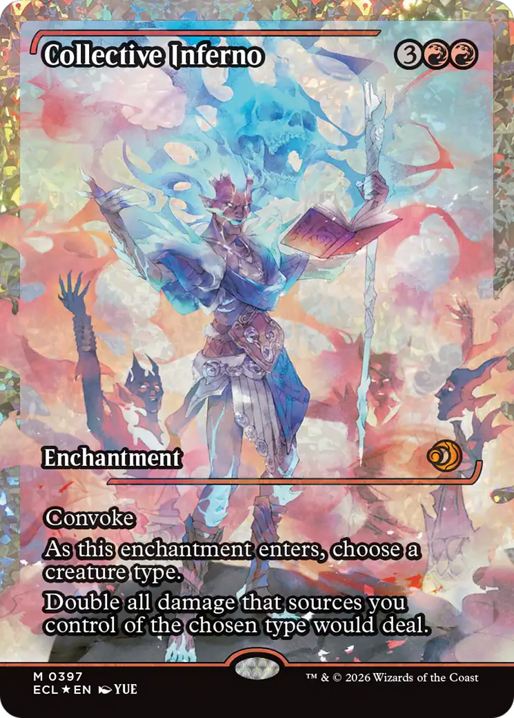 Collective Inferno (Showcase) (Fracture Foil) [Lorwyn Eclipsed] | Empire Gaming NC