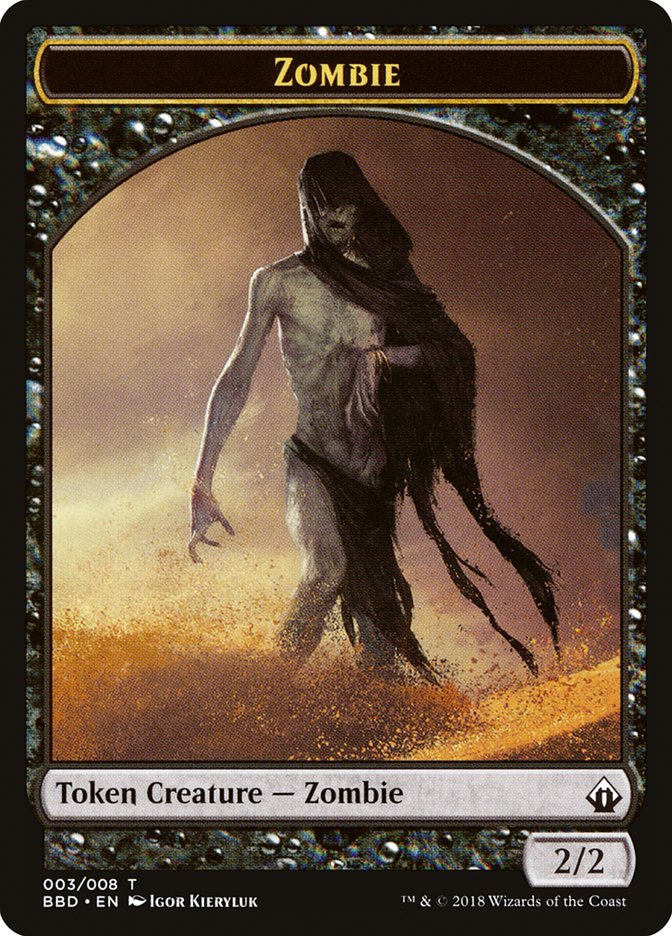 Zombie Token [Battlebond Tokens] | Empire Gaming NC