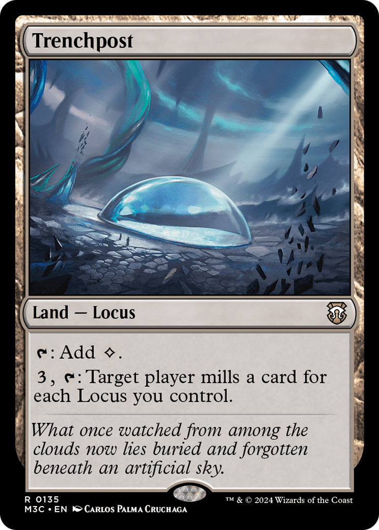Trenchpost (Extended Art) (Ripple Foil) [Modern Horizons 3 Commander] | Empire Gaming NC