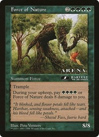 Force of Nature (Oversized) [Oversize Cards] | Empire Gaming NC