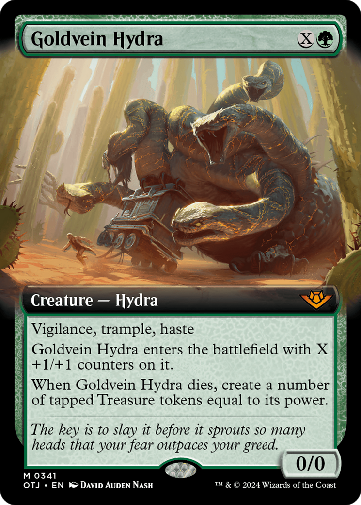 Goldvein Hydra (Extended Art) [Outlaws of Thunder Junction] | Empire Gaming NC