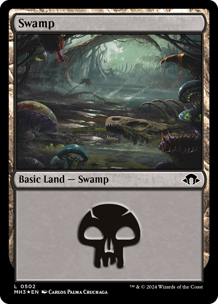 Swamp (0502) (Ripple Foil) [Modern Horizons 3] | Empire Gaming NC