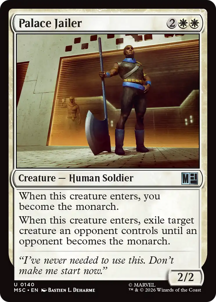 Palace Jailer (Surge Foil) [Marvel Super Heroes Commander] | Empire Gaming NC