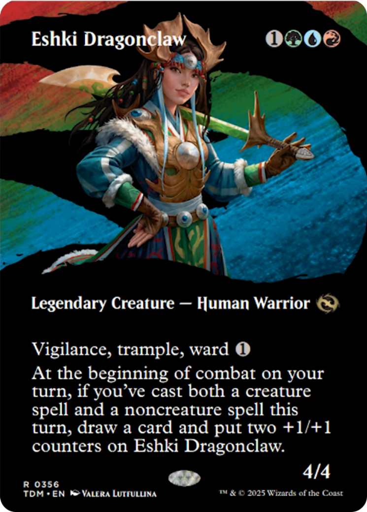 Eshki Dragonclaw (Borderless) [Tarkir: Dragonstorm] | Empire Gaming NC
