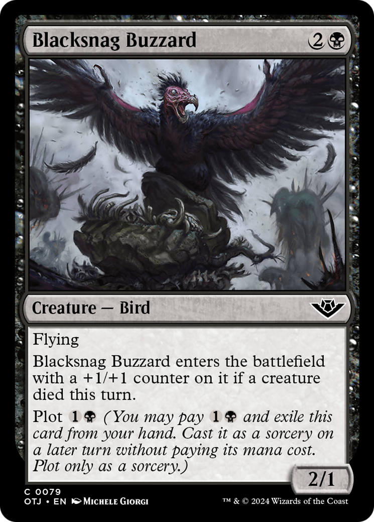 Blacksnag Buzzard [Outlaws of Thunder Junction] | Empire Gaming NC