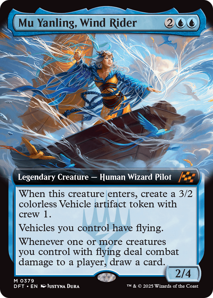 Mu Yanling, Wind Rider (Extended Art) [Aetherdrift] | Empire Gaming NC