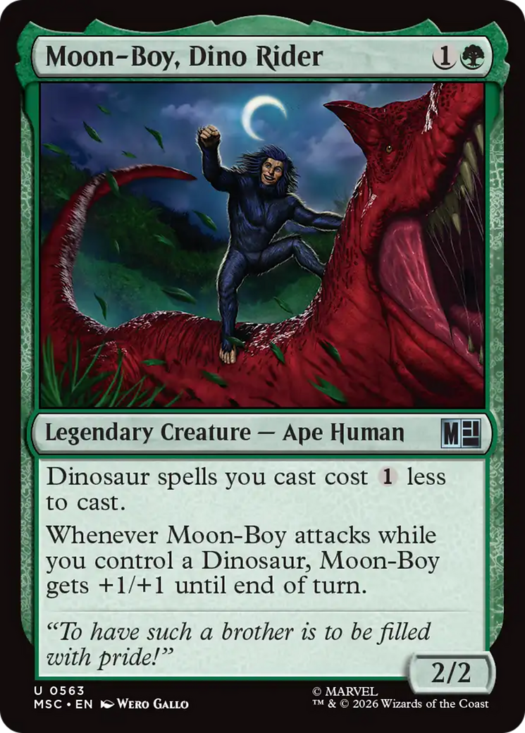 Moon-Boy, Dino Rider [Marvel Super Heroes Commander] | Empire Gaming NC
