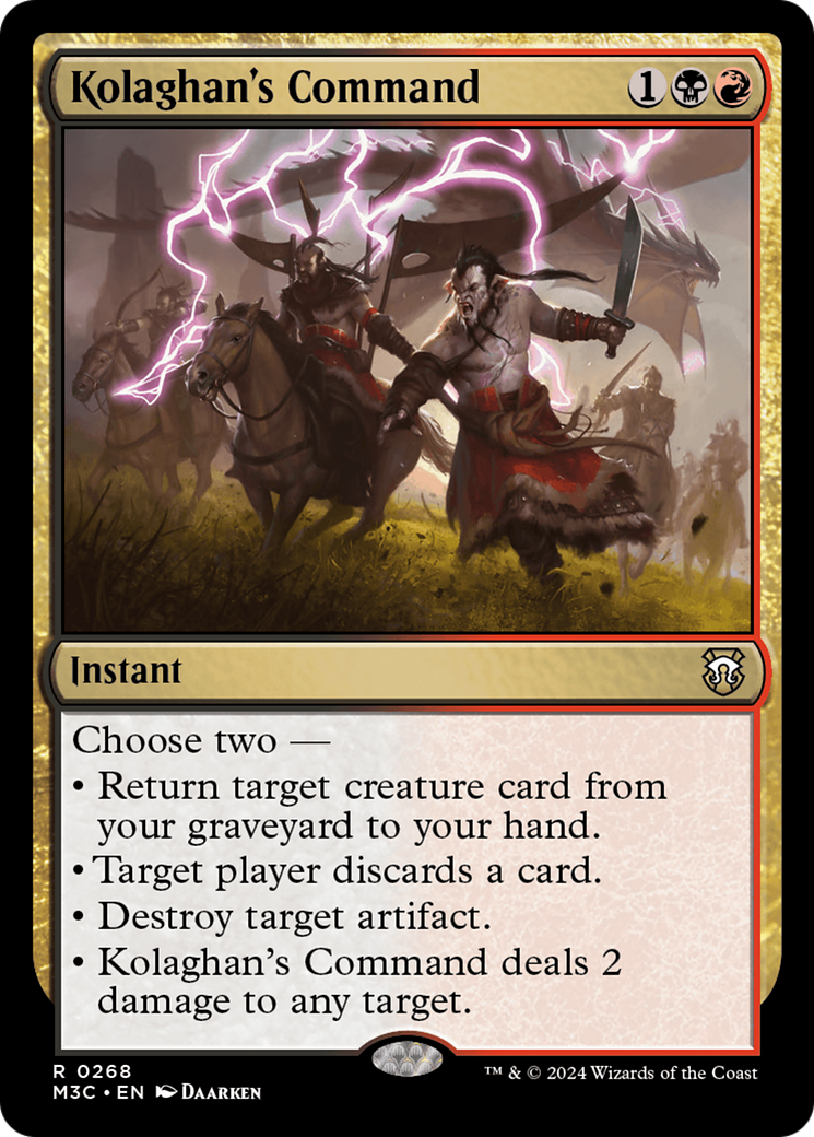Kolaghan's Command (Ripple Foil) [Modern Horizons 3 Commander] | Empire Gaming NC