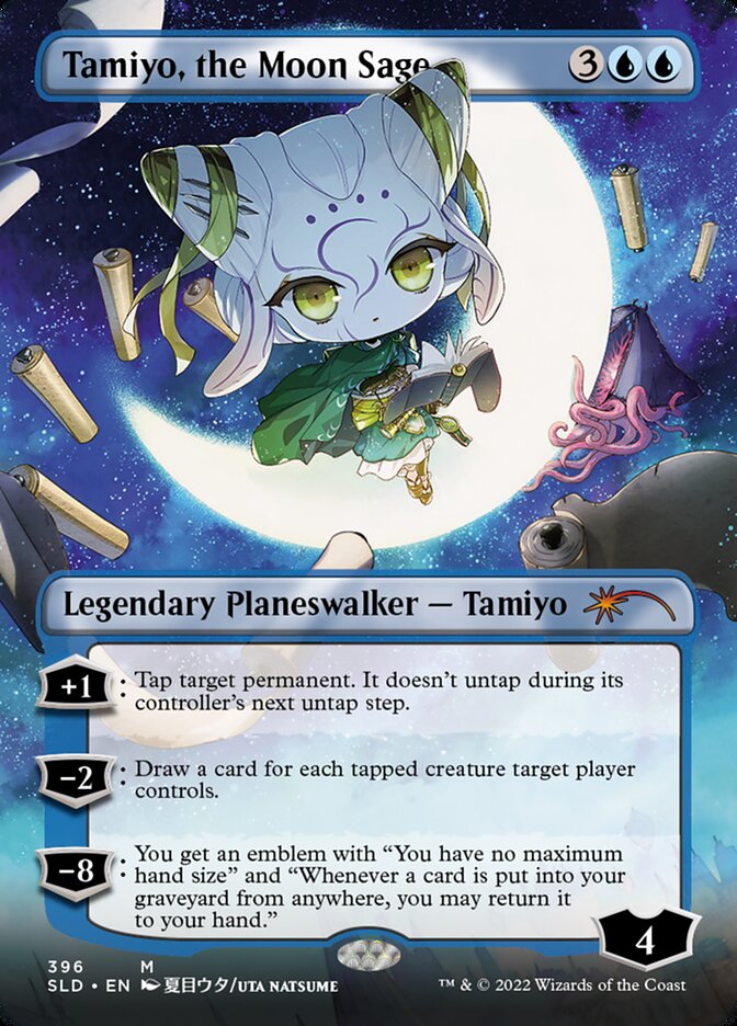 Tamiyo, the Moon Sage (Borderless) [Secret Lair Drop Series] | Empire Gaming NC