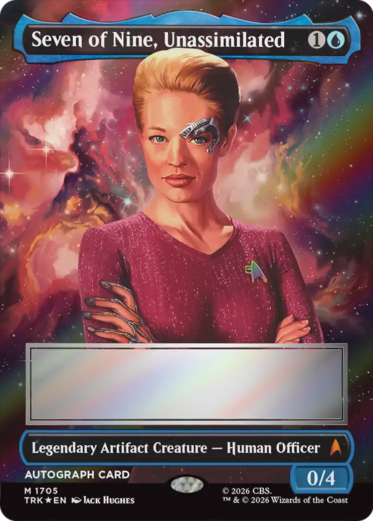 Seven of Nine, Unassimilated (Borderless) (Signed) [Star Trek] | Empire Gaming NC