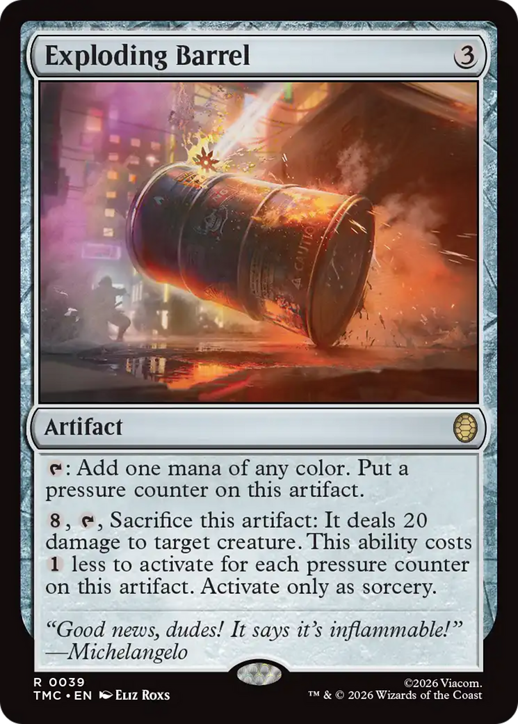 Exploding Barrel [Teenage Mutant Ninja Turtles Commander] | Empire Gaming NC