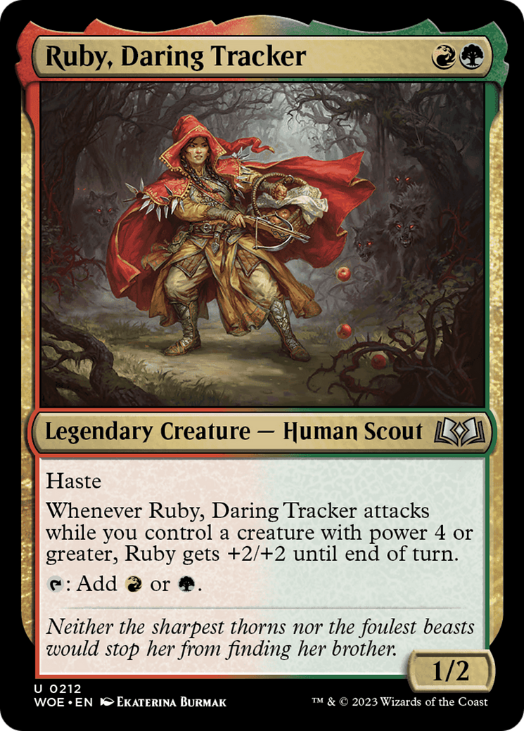 Ruby, Daring Tracker [Wilds of Eldraine] | Empire Gaming NC