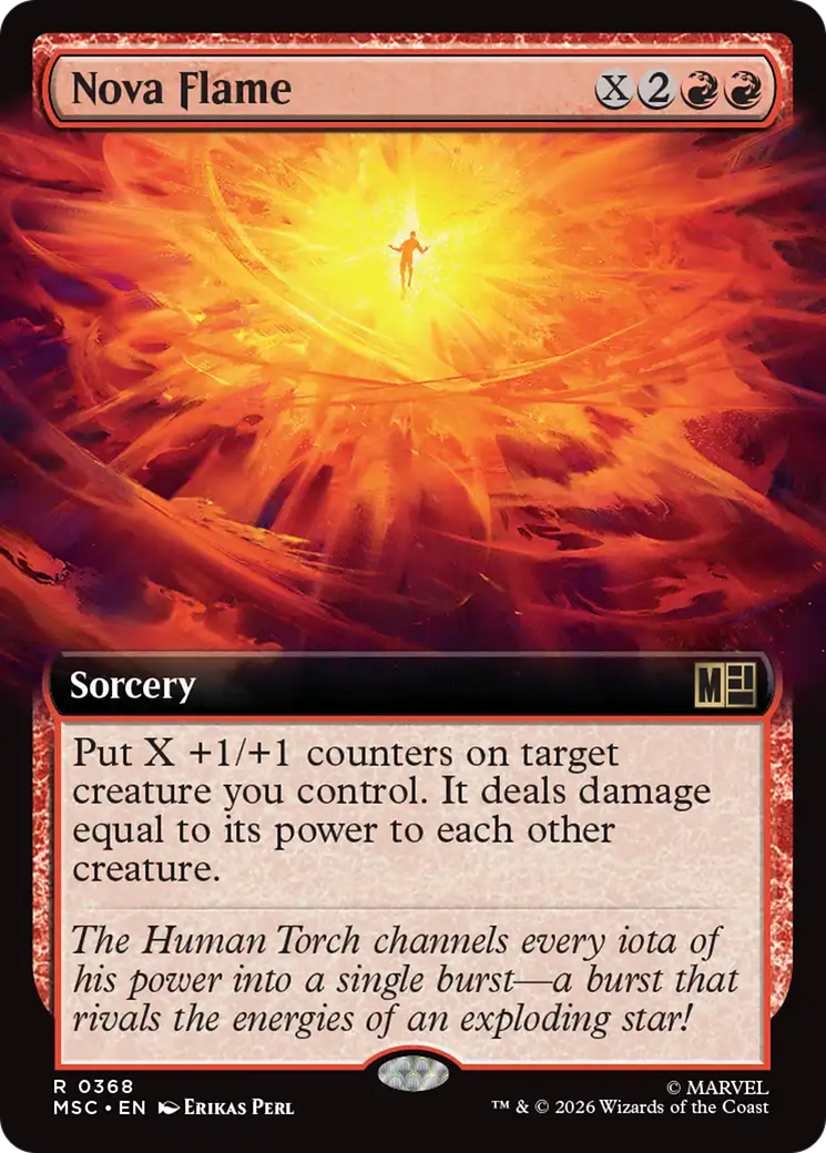 Nova Flame (Extended Art) [Marvel Super Heroes Commander] | Empire Gaming NC
