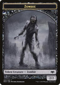 Zombie // Golem Double-Sided Token [Modern Horizons Tokens] | Empire Gaming NC