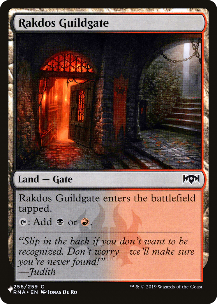 Rakdos Guildgate (256) [The List] | Empire Gaming NC