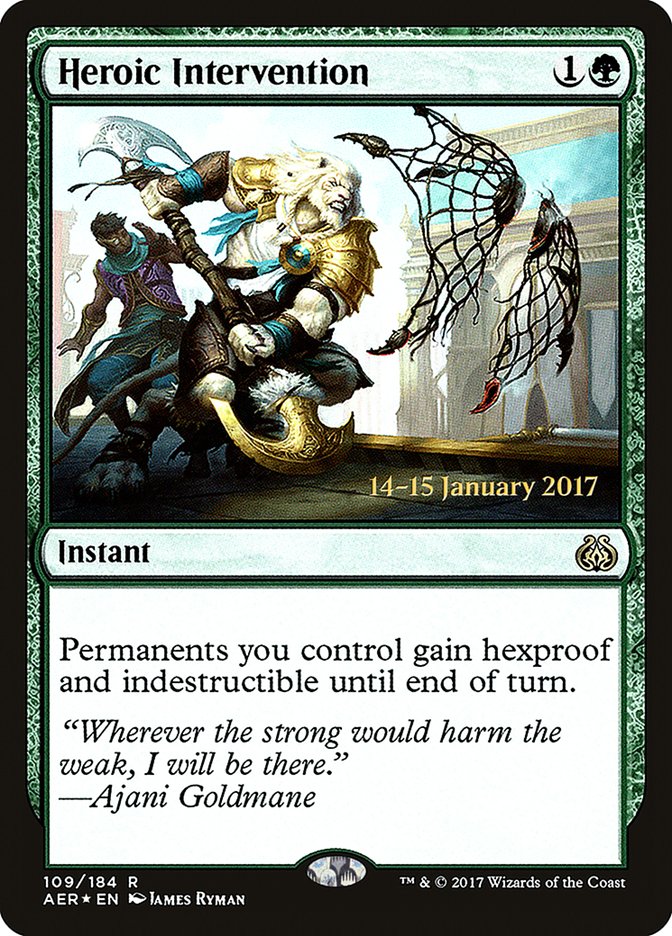 Heroic Intervention [Aether Revolt Prerelease Promos] | Empire Gaming NC