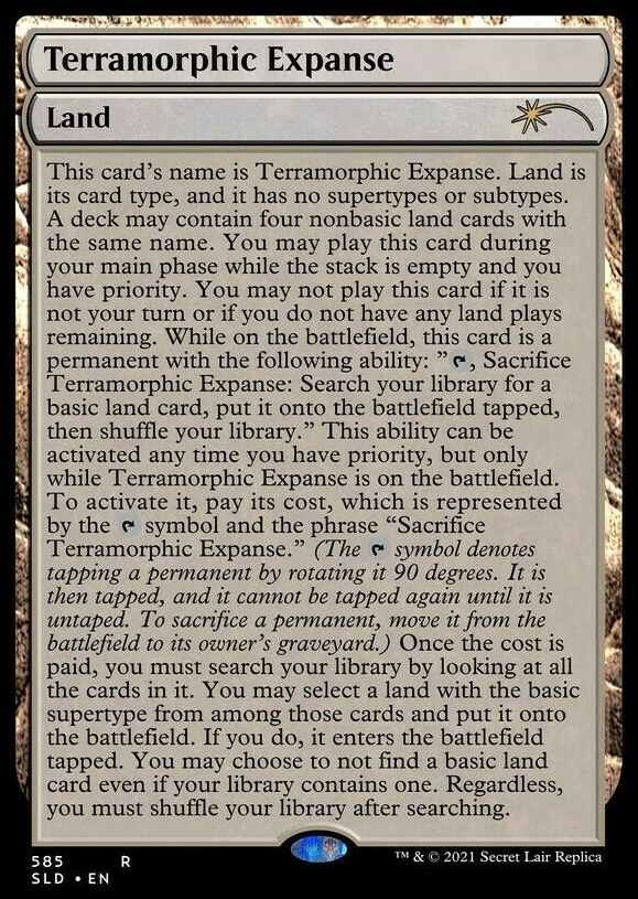 Terramorphic Expanse (Full Text) [Secret Lair Drop Promos] | Empire Gaming NC