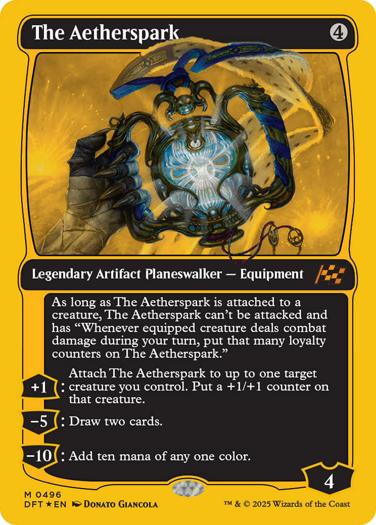 The Aetherspark (First-Place Foil) [Aetherdrift] | Empire Gaming NC