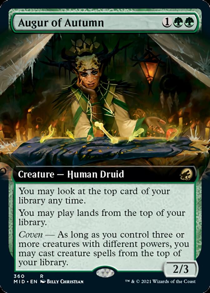 Augur of Autumn (Extended Art) [Innistrad: Midnight Hunt] | Empire Gaming NC