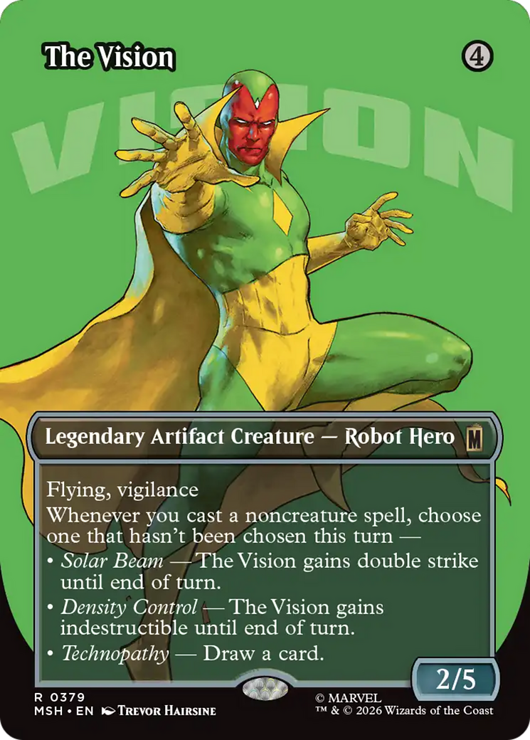 The Vision (Borderless) [Marvel Super Heroes] | Empire Gaming NC