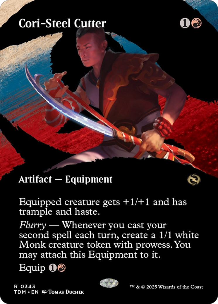 Cori-Steel Cutter (Borderless) [Tarkir: Dragonstorm] | Empire Gaming NC