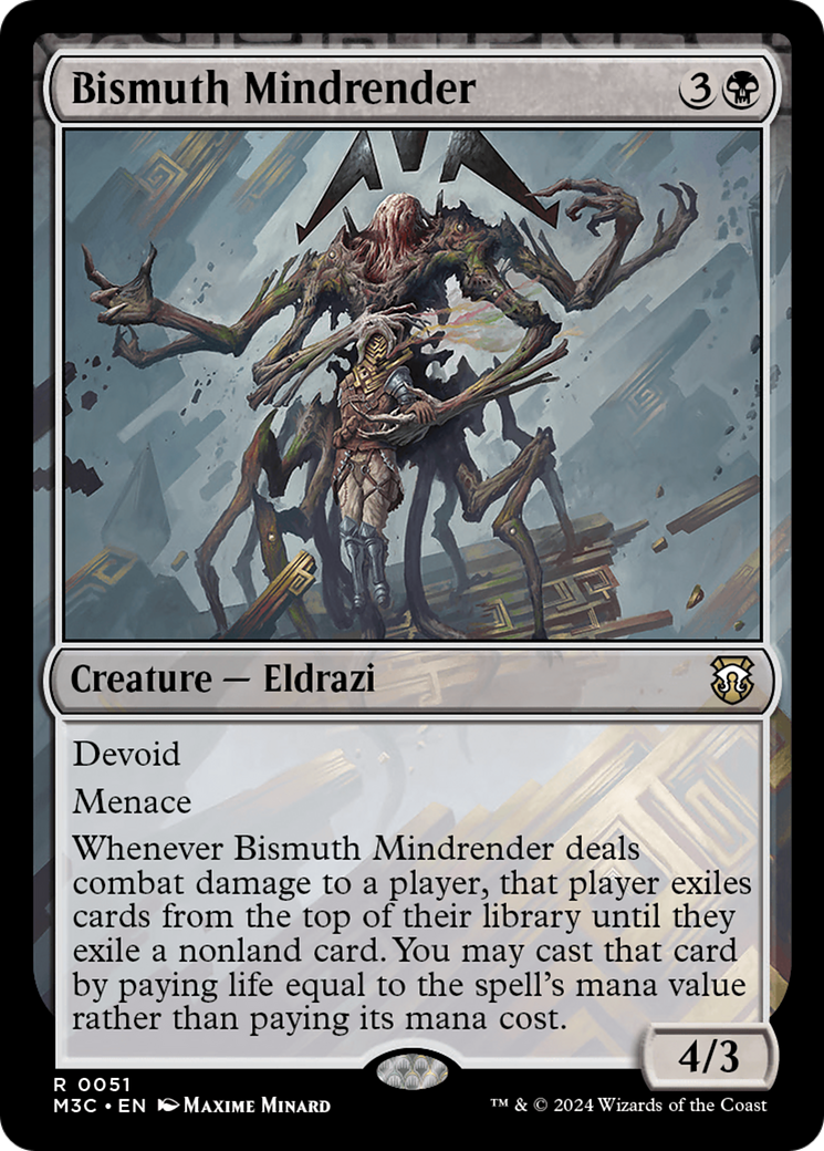 Bismuth Mindrender (Ripple Foil) [Modern Horizons 3 Commander] | Empire Gaming NC