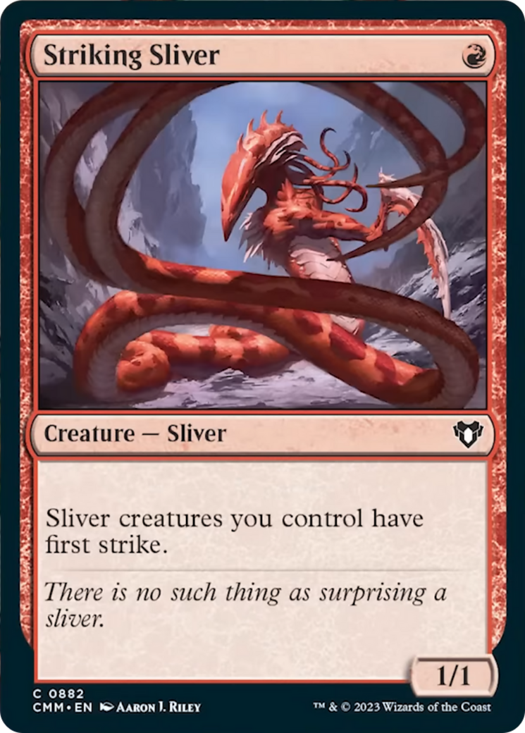 Striking Sliver [Commander Masters] | Empire Gaming NC