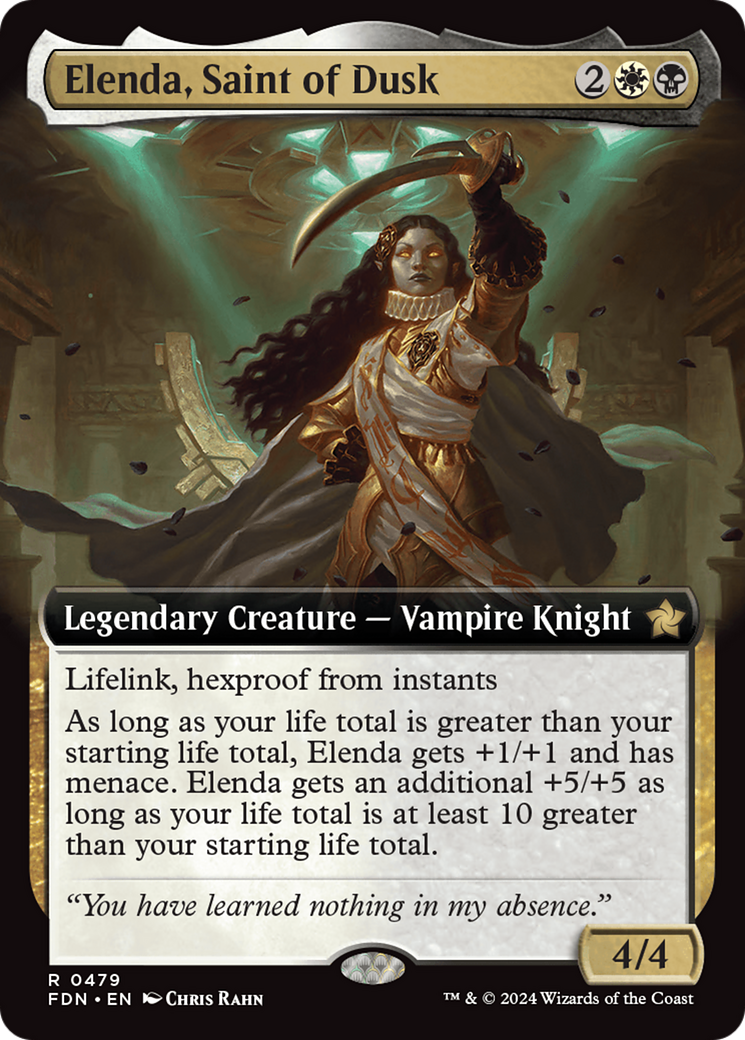 Elenda, Saint of Dusk (Extended Art) [Foundations] | Empire Gaming NC