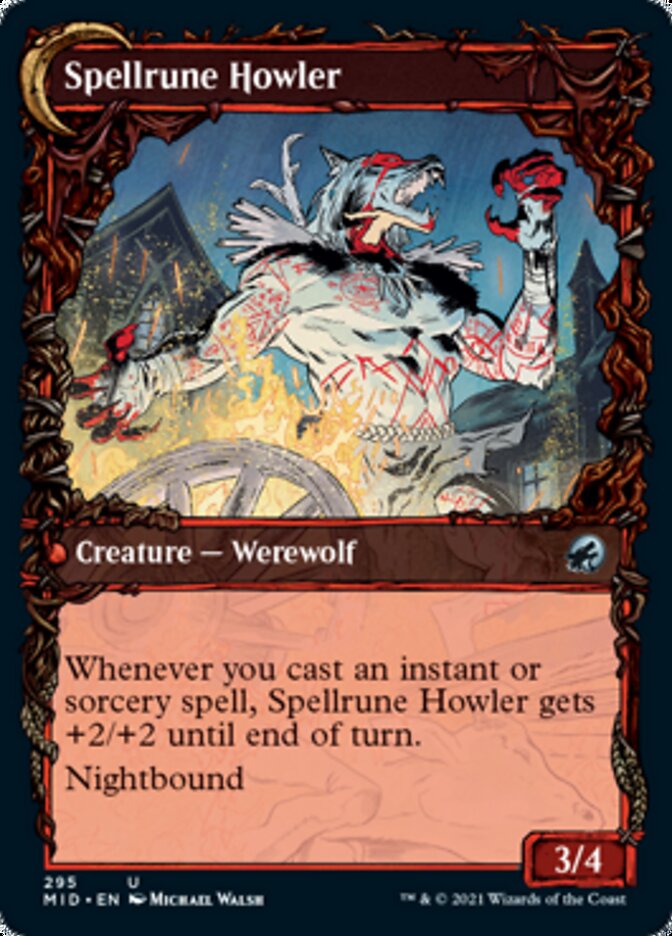 Spellrune Painter // Spellrune Howler (Showcase Equinox) [Innistrad: Midnight Hunt] | Empire Gaming NC