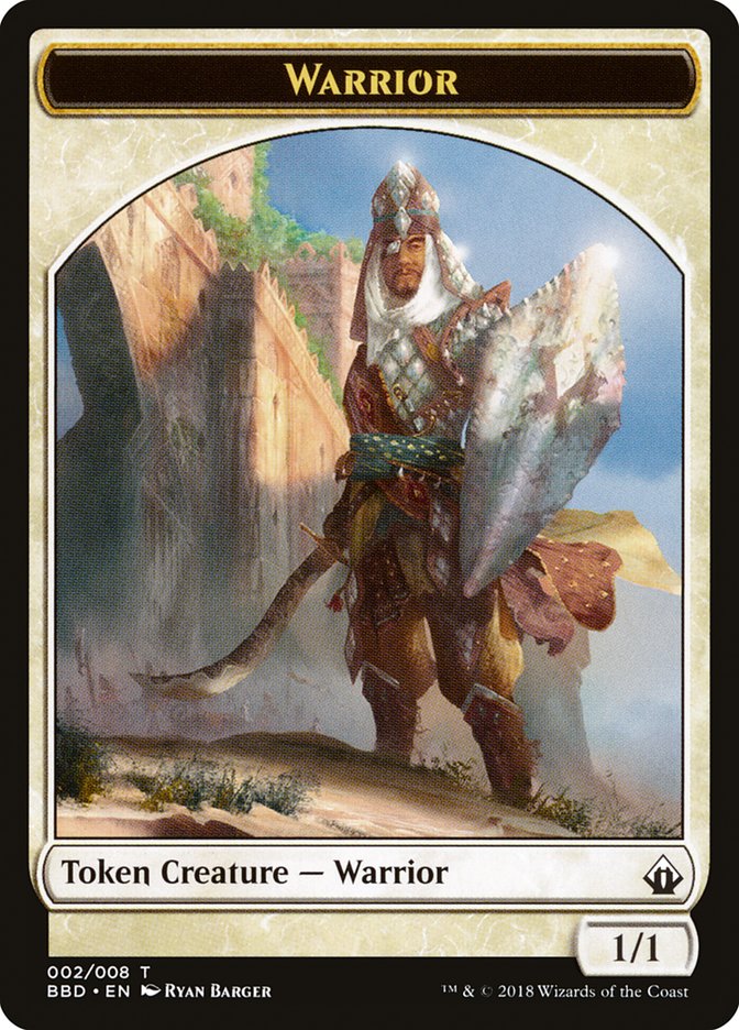 Warrior Token [Battlebond Tokens] | Empire Gaming NC