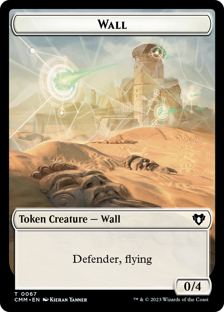 Wall // Kor Ally Double-Sided Token [Commander Masters Tokens] | Empire Gaming NC