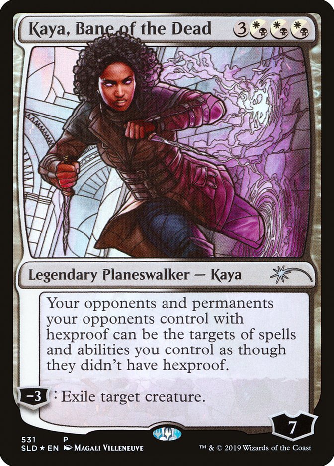 Kaya, Bane of the Dead (Stained Glass) [Secret Lair Drop Promos] | Empire Gaming NC