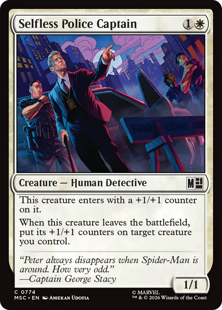 Selfless Police Captain [Marvel Super Heroes Commander] | Empire Gaming NC